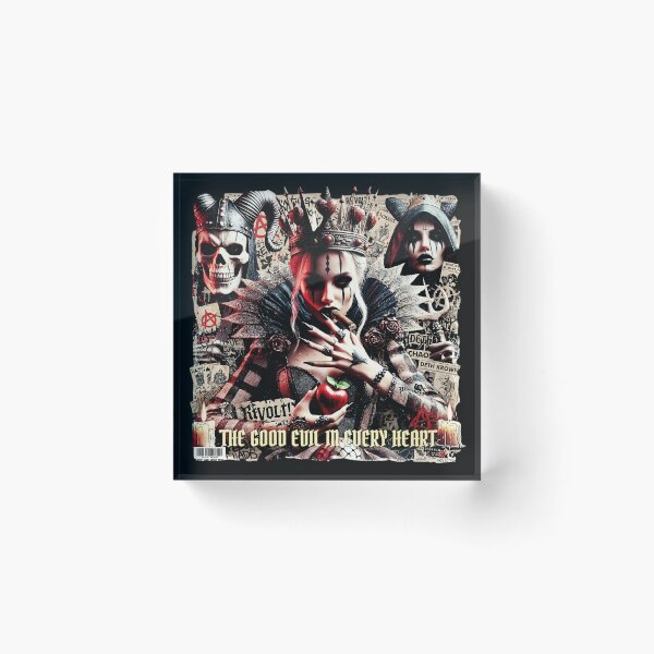 Item preview, Harlequin Queen Cigar Skeleton Apple designed and sold by Voodoo Store Paranormal Collections.