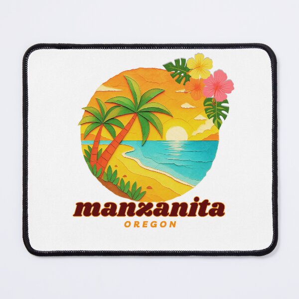 Item preview, Manzanita Oregon Retro Sunset Beach Design designed and sold by DonnaRaine.