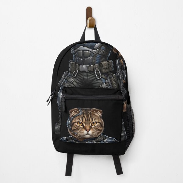 Item preview, Tactical Cat Soldier - Futuristic Military Warrior designed and sold by TOOBIC.