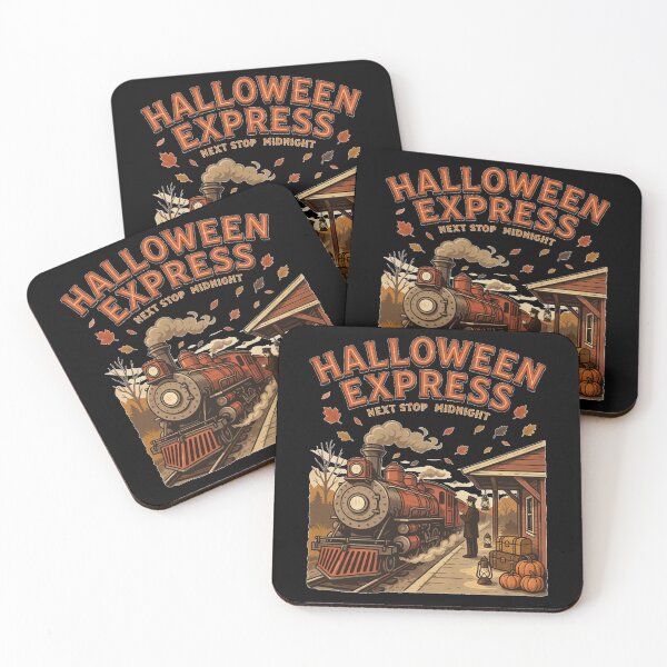 Artikelvorschau, Halloween-Zug – Halloween-Express entworfen und verkauft von No Excuses Supply.