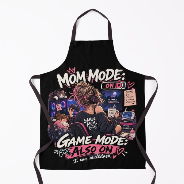 Item preview, Mom Mode On Game Mode Also On – Funny Gamer Mom Design designed and sold by Lumvero.