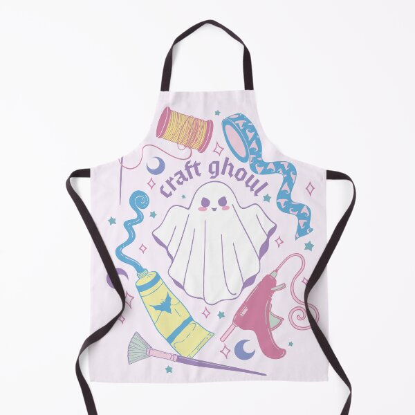 Item preview, Craft Ghoul Cute Pastel Halloween Crafting Ghost designed and sold by StudioFloraLuna.