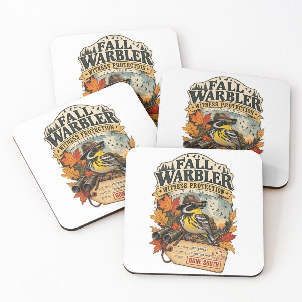 Item preview, Fall Warbler Witness Protection Program Funny Birdwatching Pun designed and sold by Neurospicy Trolls.