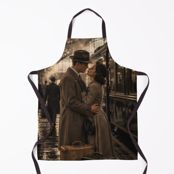 Item preview, Farewell Kiss at the Station — Vintage Romance designed and sold by ZYVARENNE.