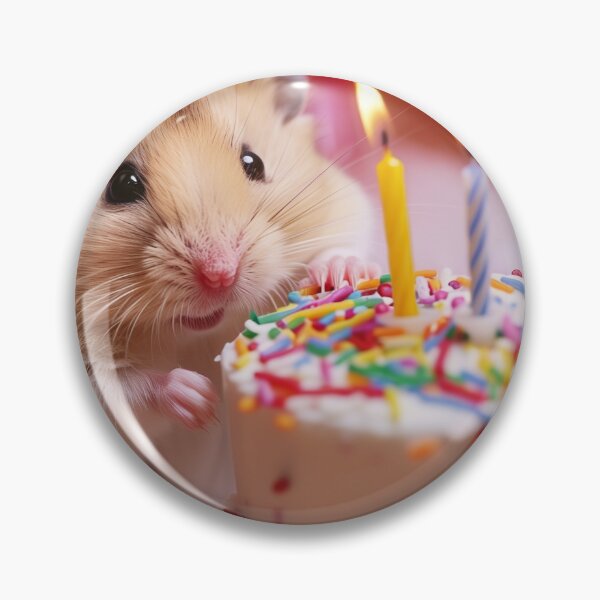 Item preview, Cute Hamster Birthday Party - Two Candles Cake Celebration designed and sold by cutepid.