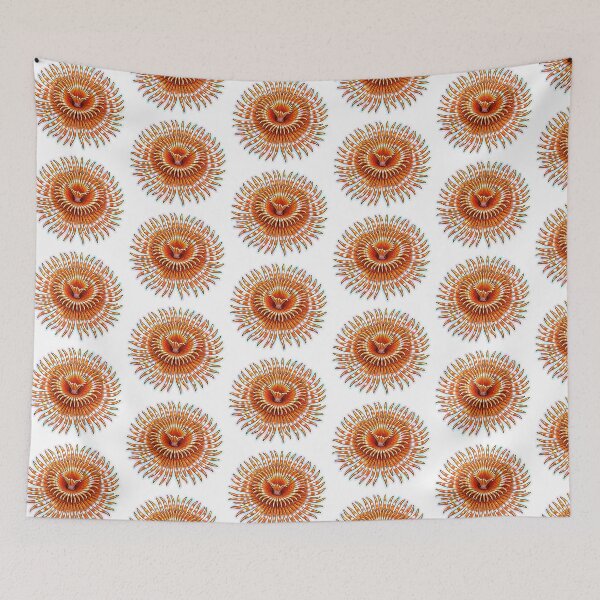 Item preview, Feather Duster Worm Holographic Reef Sticker Art designed and sold by KenworksDigital.