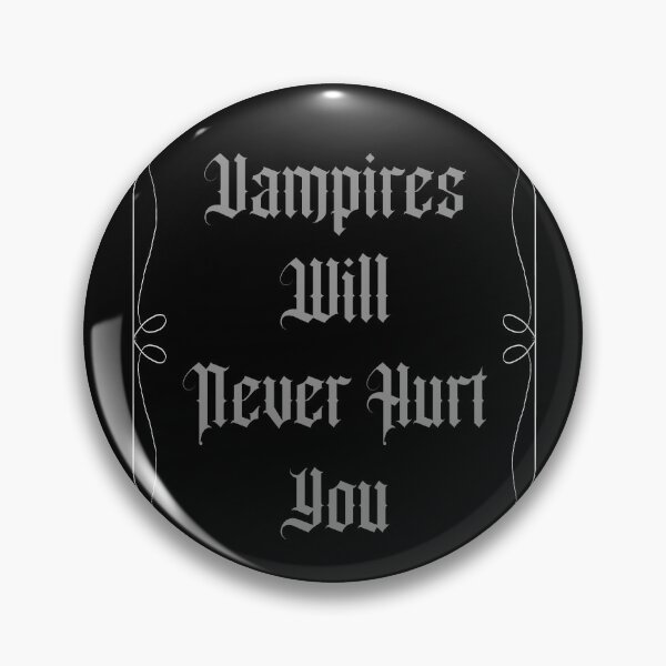 Item preview, Vampires will Never Hurt You Print  designed and sold by larascraftshop.