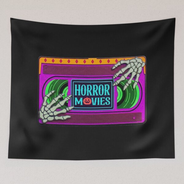 Item preview, Retro Horror Movies VHS Tape designed and sold by Dragonmotor Media.
