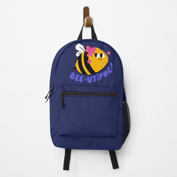 Item preview, Bee-Utiful Cute Bee with Flowers – Kawaii Floral Bee Design designed and sold by Rush2Buy.