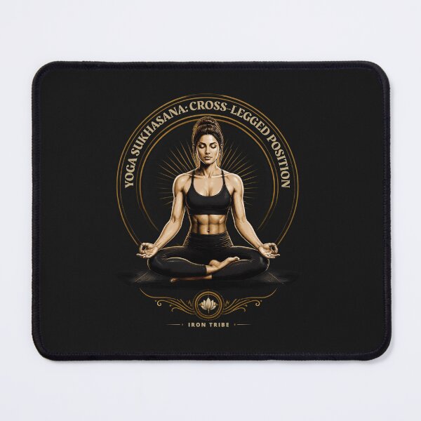 Item preview, Yoga Sukhasana Cross-Legged Pose – Seated Meditation Yoga designed and sold by Sparkofart07.