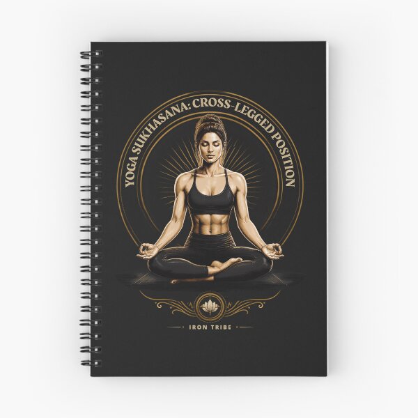 Item preview, Yoga Sukhasana Cross-Legged Pose – Seated Meditation Yoga designed and sold by Sparkofart07.