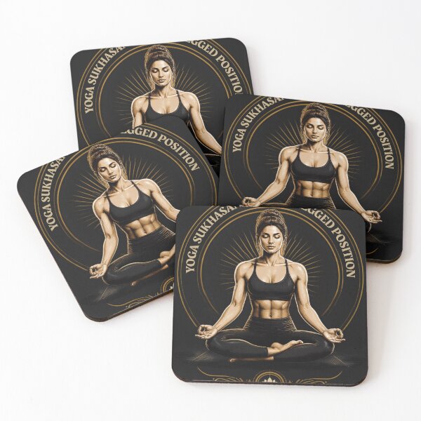 Item preview, Yoga Sukhasana Cross-Legged Pose – Seated Meditation Yoga designed and sold by Sparkofart07.
