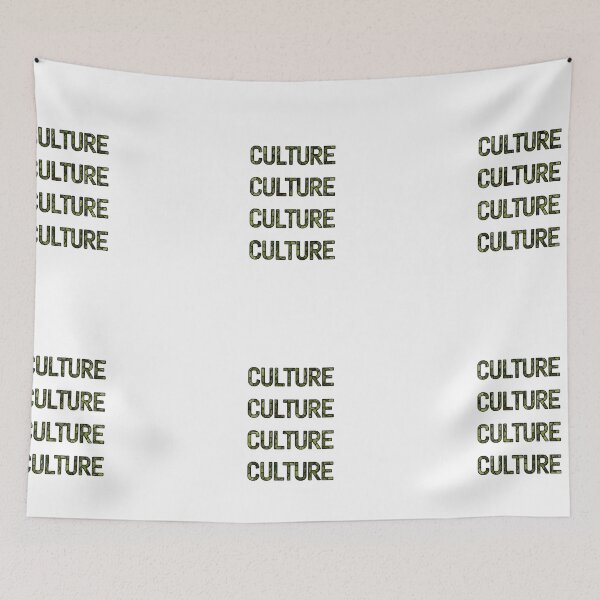 Item preview, Trendy Culture Repeat Text Graphic Camouflage Pattern Aesthetic Art designed and sold by AWADHESH  CHAURASIA.