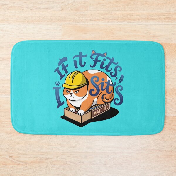 Item preview, Construction Cat In Matchbox If It Fits I Sits designed and sold by Rare By Hero.