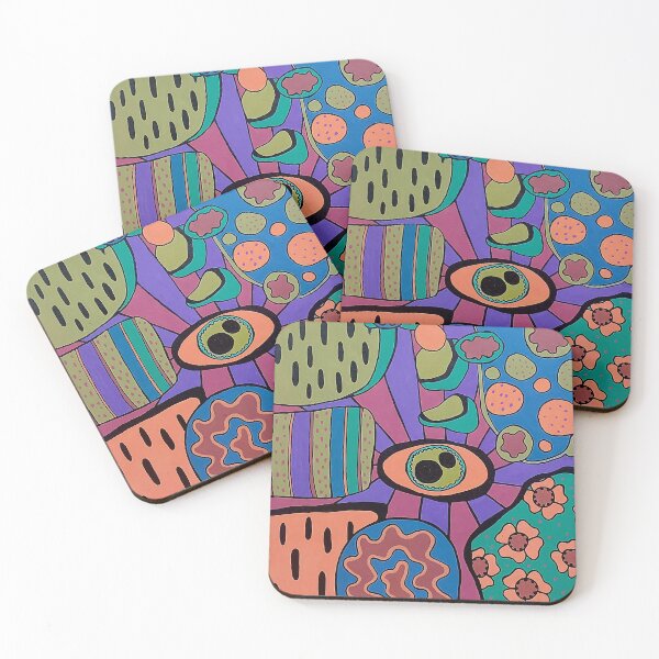 Item preview, The Eye | Psychedelic Maximalist Wall Art designed and sold by WonderwildArt.