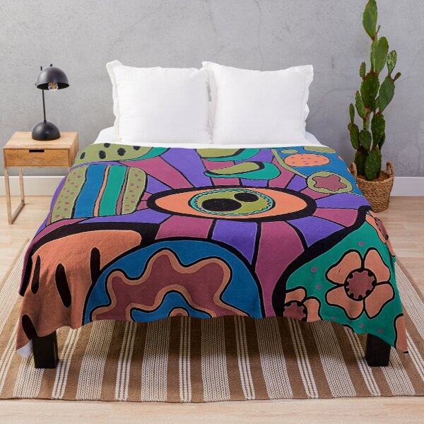 Item preview, The Eye | Psychedelic Maximalist Wall Art designed and sold by WonderwildArt.