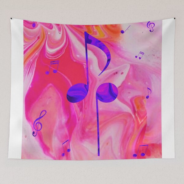 Item preview, Musical Notes DP - Flow Art / Pour Painting - jdp-22-0006 designed and sold by ANomadDesigns.