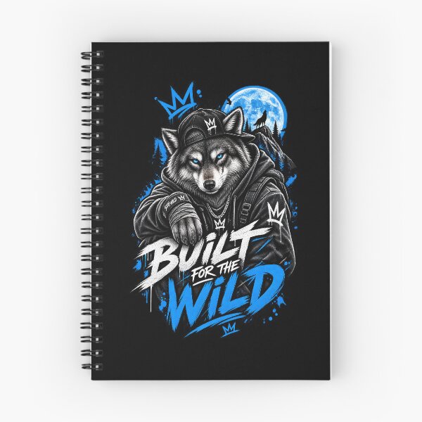 Item preview, Wolf Built for the Wild Urban Streetwear designed and sold by Svetrovnia - Street Style.