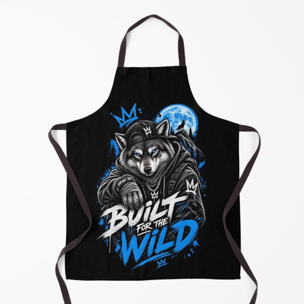 Item preview, Wolf Built for the Wild Urban Streetwear designed and sold by Svetrovnia - Street Style.