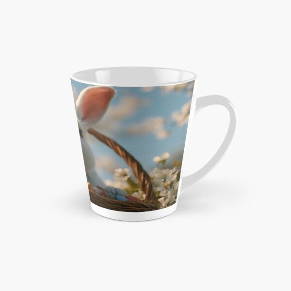 Item preview, Cute Easter Bunny in Basket with Spring Blossom designed and sold by SoykAart.