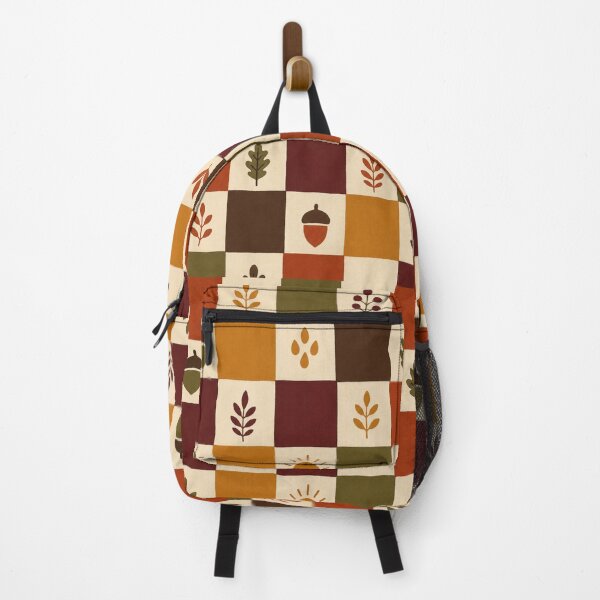 Item preview, Harvest Check – Retro Autumn Checkerboard Folk Pattern designed and sold by astersgraphics.