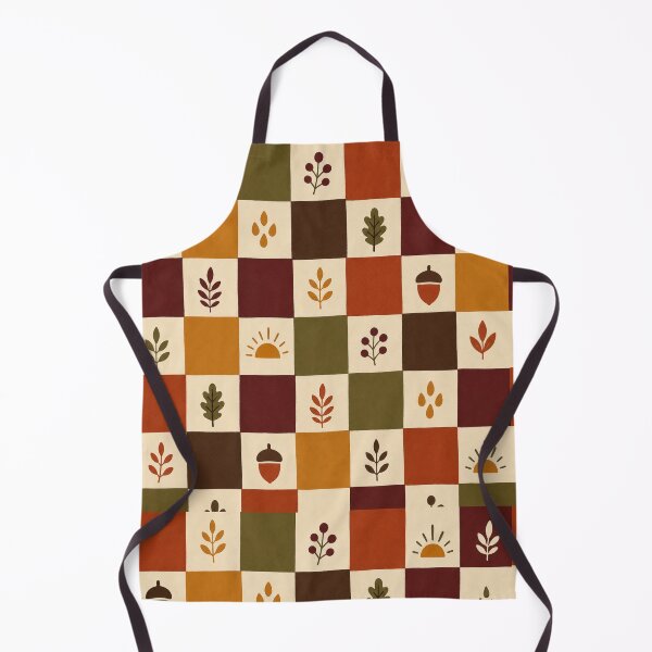 Item preview, Harvest Check – Retro Autumn Checkerboard Folk Pattern designed and sold by astersgraphics.