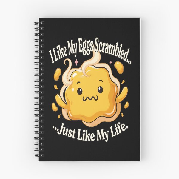 Item preview, Funny Sarcastic Humor I Like My Eggs Scrambled… Just Like My Life. Art Design designed and sold by fantasticdesign.