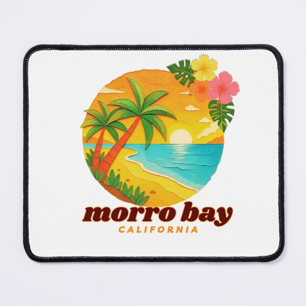 Item preview, Morro Bay California Retro Sunset Coastal Design designed and sold by DonnaRaine.