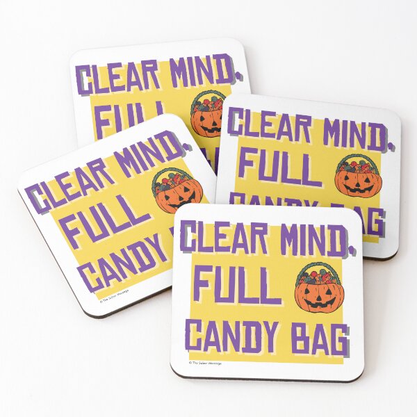 Item preview, Clear Mind, Full Bag Of Candy Halloween Design designed and sold by ApexDesigners.