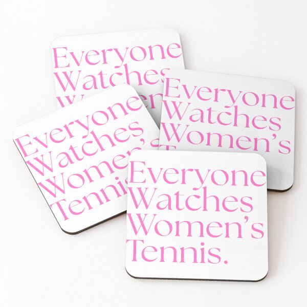 Item preview, Everyone Watches Women's Tennis - Pink designed and sold by SportyFemmeShop.