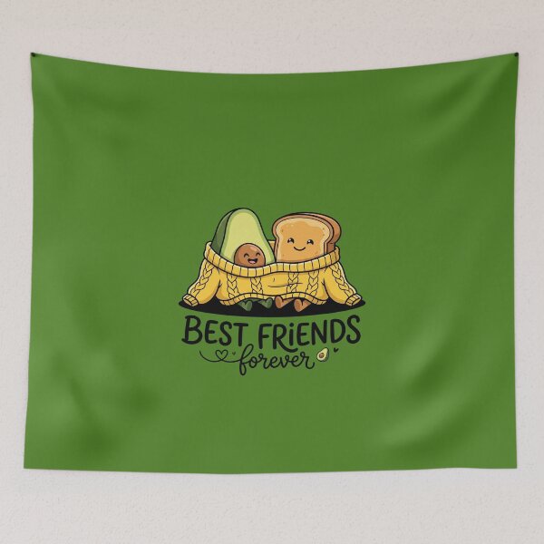 Item preview, Cute Avocado Toast In Shared Sweater Best Friends Forever designed and sold by Rare By Hero.