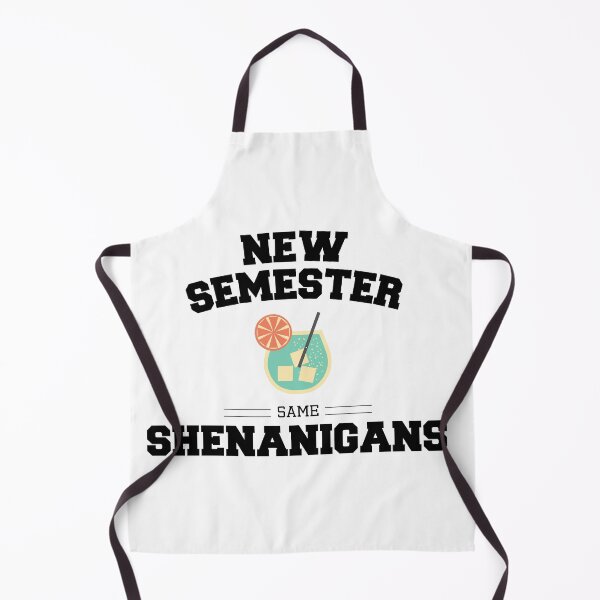 Item preview, New Semester Same Shenanigans | Funny College Student Drinking Design designed and sold by luckyhue.
