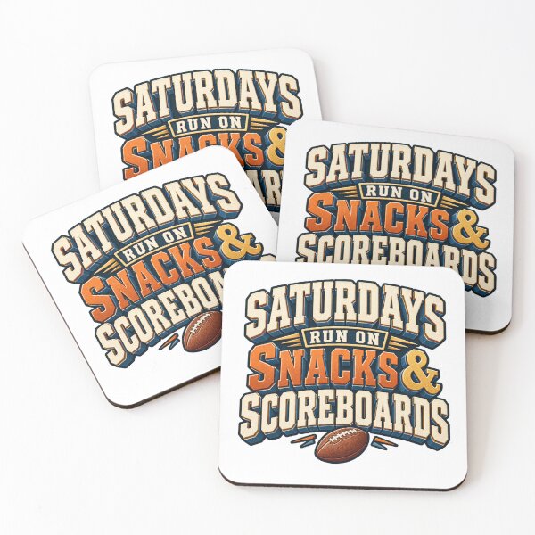 Item preview, Saturdays Run On Snacks And Scoreboards designed and sold by FZ Studio .