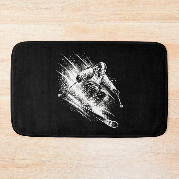Item preview, Vintage Snow Skiing Retro Skier Winter Mountain Sports   designed and sold by SOUFIANE1991.