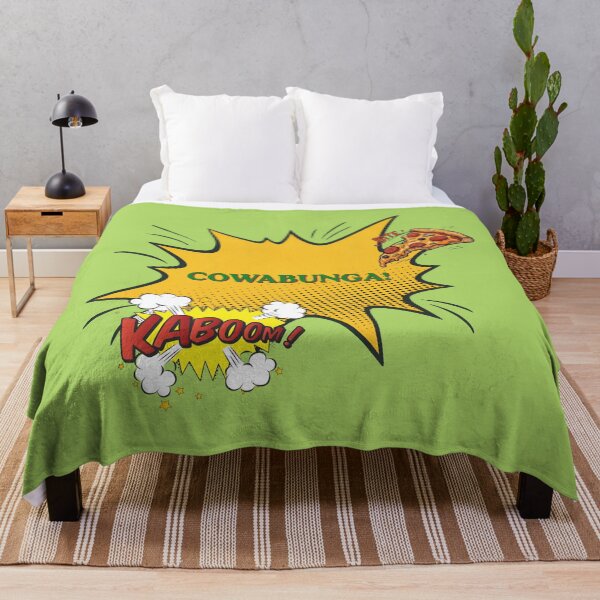 Item preview, Cowabunga Pizza Slice Retro Comic Art designed and sold by DNBY.