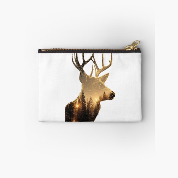 Item preview, Golden Starry Forest Deer Double Exposure  designed and sold by LC&LCPlatform.