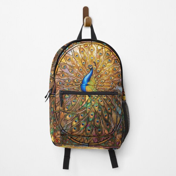 Item preview, Peacock Stained Glass Mosaic Window Art designed and sold by pinkal.
