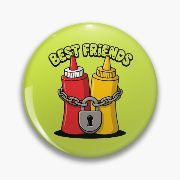 Item preview, Ketchup And Mustard Chained Together Best Friends designed and sold by Rare By Hero.