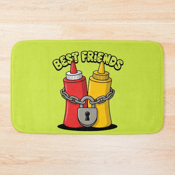 Item preview, Ketchup And Mustard Chained Together Best Friends designed and sold by Rare By Hero.