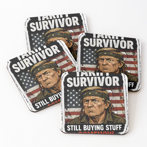 Item preview, Tariff Survivor: Still Buying Stuff Somehow designed and sold by ikramandco.