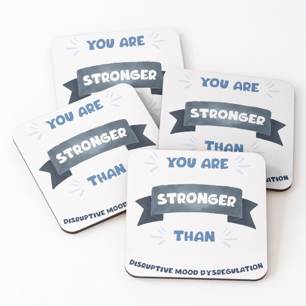 Item preview, You Are Stronger Than Disruptive Mood Dysregulation, DMDD, Disruptive Mood Dysregulation Disorder designed and sold by MoMidoStore.