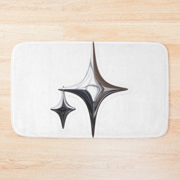 Item preview, Silver Chrome Y2K Sparkle Stars designed and sold by Mceciliart.