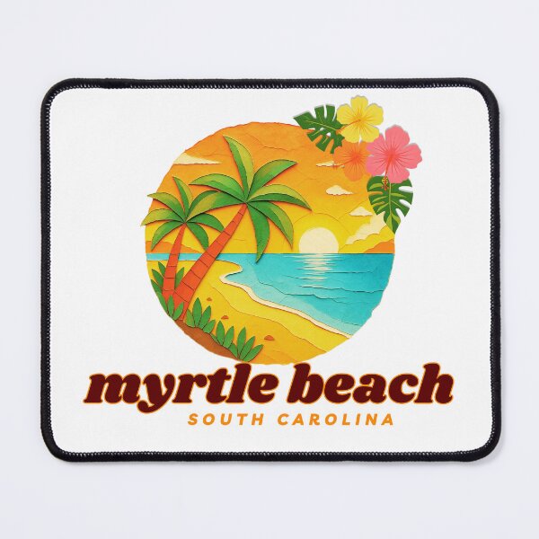 Item preview, Myrtle Beach South Carolina Retro Sunset Design designed and sold by DonnaRaine.
