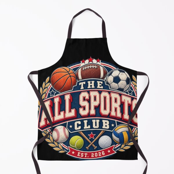 Item preview, All Sports Club Vintage Athletic Sports Fan Retro Graphic designed and sold by TulipsArtDesigns .