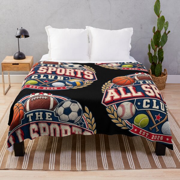 Item preview, All Sports Club Vintage Athletic Sports Fan Retro Graphic designed and sold by TulipsArtDesigns .