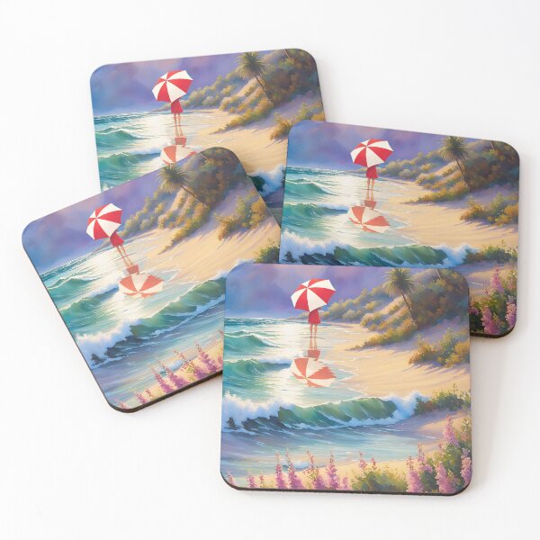 Item preview, PRIVATE STRETCH OF BEACH ALL TO HERSELF designed and sold by Tammera.