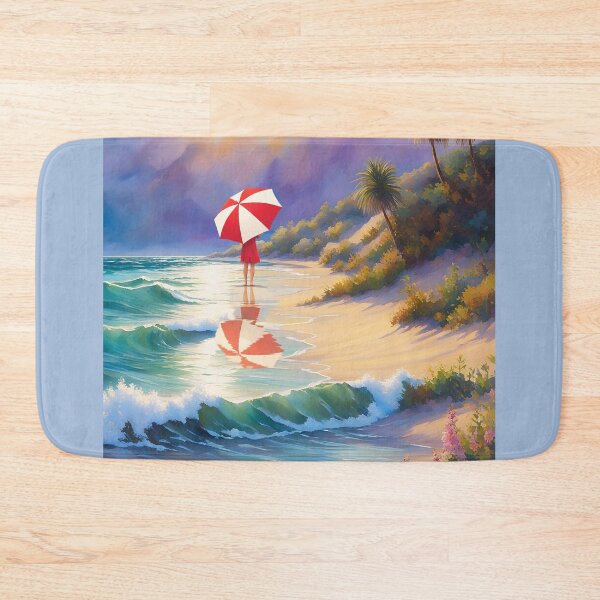 Item preview, PRIVATE STRETCH OF BEACH ALL TO HERSELF designed and sold by Tammera.