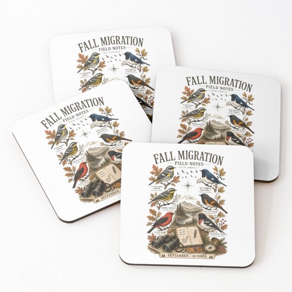 Item preview, Fall Migration Field Notes North America Vintage Birding Guide designed and sold by Neurospicy Trolls.