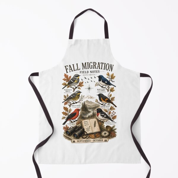 Item preview, Fall Migration Field Notes North America Vintage Birding Guide designed and sold by Neurospicy Trolls.