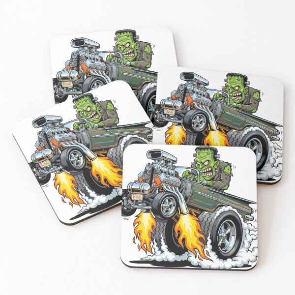 Item preview, El Jefe- Custom El Camino Monster Art | Lowbrow | Kustom Kulture designed and sold by OutlawSpeedShop.